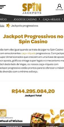 Spin Casino Jackpots